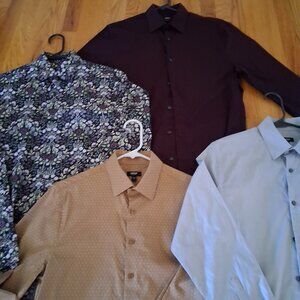Men's Express dress shirts. LOT of 4. Gently worn